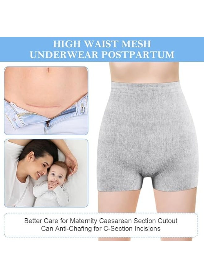 Bukela Disposable Postpartum Underwear, High-Waisted Disposable Panties For Women, Ultra-Soft, Breathable And Stretchy Maternity Panties For Urinary Incontinence Recovery And Travel, 4 Pieces - Image 2